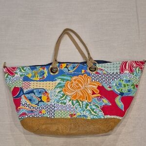 Peter Millar lightweight multipurpose bag, vibrant ,floral